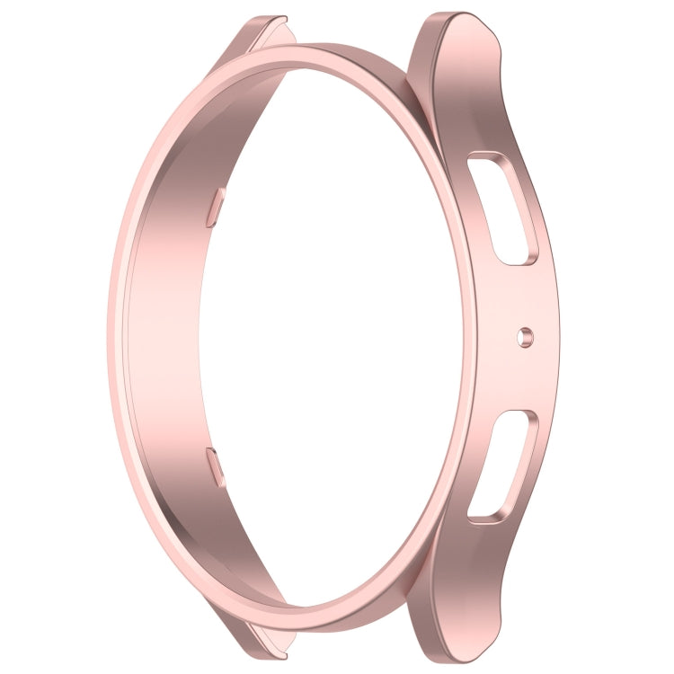 For Samsung Galaxy Watch 6 40mm Half Coverage Hollow PC Watch Protective Case(Rose Gold)