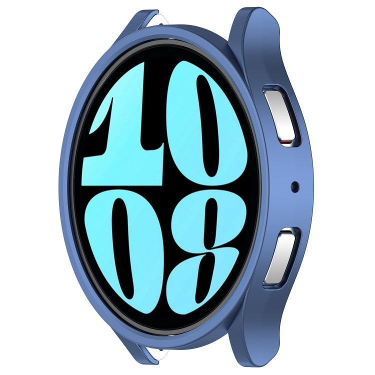 For Samsung Galaxy Watch 6 44mm Half Coverage Hollow PC Watch Protective Case(Blue)