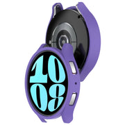 For Samsung Galaxy Watch 6 44mm Half Coverage Hollow PC Watch Protective Case(Purple)