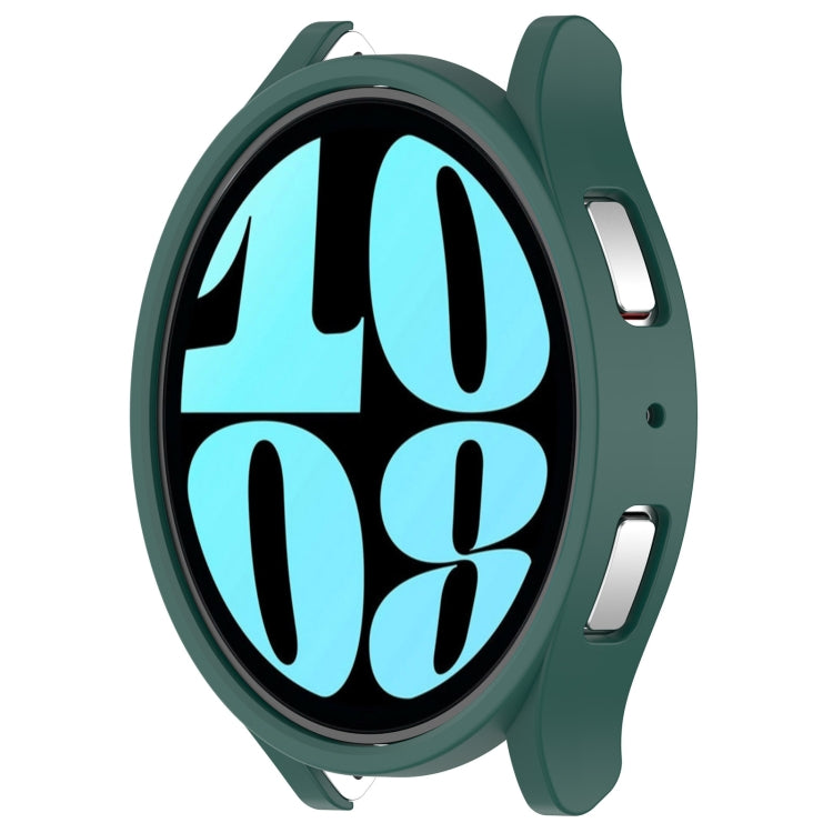 For Samsung Galaxy Watch 6 44mm Half Coverage Hollow PC Watch Protective Case(Green)
