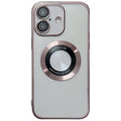 For iPhone 16 Electroplating Magsafe TPU Phone Case(Rose) - iPhone 16 Cases by PMC TechLife | Online Shopping South Africa | PMC TechLife | Buy Now Pay Later Mobicred