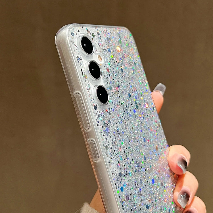 For Samsung Galaxy S25 Ultra 5G Glitter Sequins Epoxy TPU Phone Case(Red)