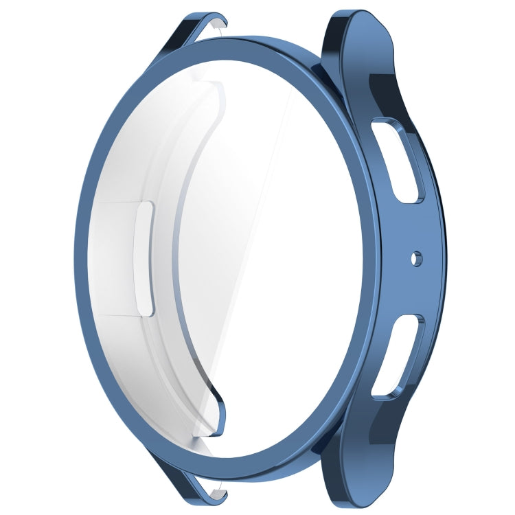 For Samsung Galaxy Watch6 40mm Full Coverage TPU Electroplated Watch Protective Case(Blue)