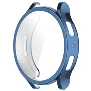 For Samsung Galaxy Watch6 44mm Full Coverage TPU Electroplated Watch Protective Case(Blue)