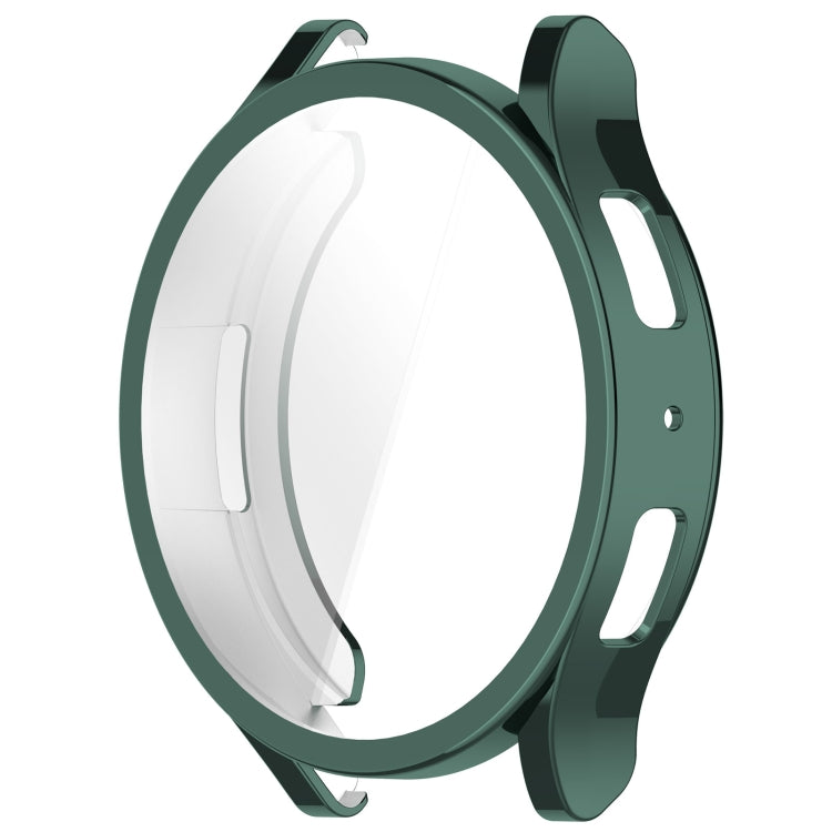 For Samsung Galaxy Watch6 44mm Full Coverage TPU Electroplated Watch Protective Case(Green)