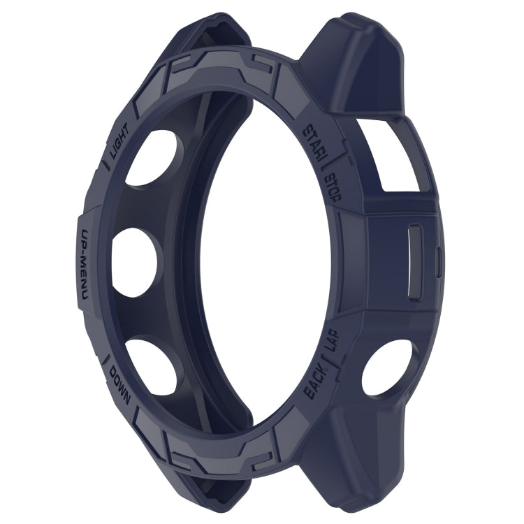 For Garmin Epix Pro 51mm / Fenix 7X / 7X Pro Armored TPU Half Wrapped Watch Protective Case(Blue)