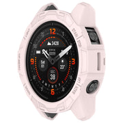 For Garmin Epix Pro / Epix Pro Gen 2 42mm / Fenix 7S / 7S Pro Armored TPU Half Wrapped Watch Protective Case(Pink)