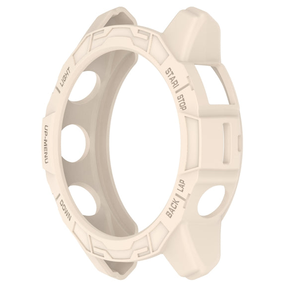 For Garmin Epix Pro 42mm / Fenix 7S / 7S Pro Armored TPU Half Wrapped Watch Protective Case(Starlight Color)