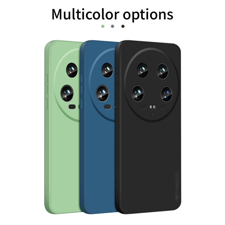 For Xiaomi 14 Ultra PINWUYO Sense Series Liquid Silicone TPU Phone Case(Blue)