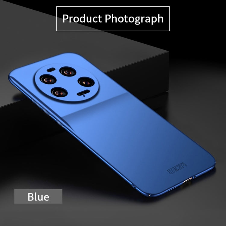 For Xiaomi 13 Ultra MOFI Micro-Frosted PC Ultra-thin Hard Phone Case(Blue)
