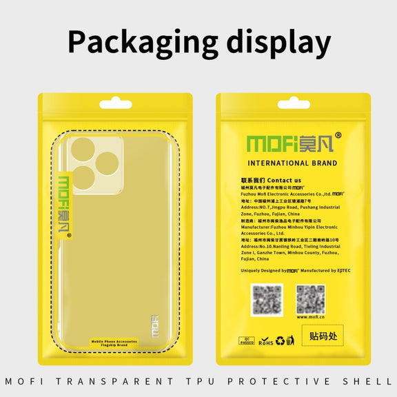 For Realme 12 Pro/ 12 Pro+ MOFI Ming Series Ultra-thin TPU Phone Case(Transparent)