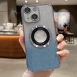 For iPhone 15 Gradient Glitter Electroplating MagSafe TPU Phone Case(Blue) - free shipping - PMC TechLife - Order now!