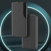 For Samsung Galaxy S25+ 5G Attraction Flip Holder Leather Phone Case(Black)