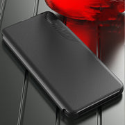 For Samsung Galaxy S24 Ultra 5G Attraction Flip Holder Leather Phone Case(Indigo)