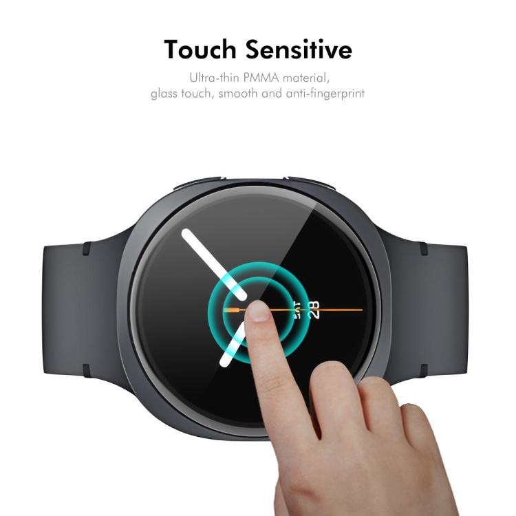 For Samsung Galaxy Watch8 44mm ENKAY 3D Full Coverage Soft PC Edge PMMA HD Screen Film