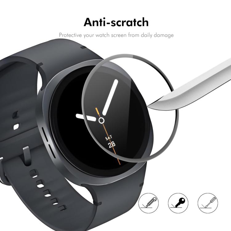 For Samsung Galaxy Watch8 44mm ENKAY 3D Full Coverage Soft PC Edge PMMA HD Screen Film