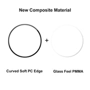 For Samsung Galaxy Watch6 Classic 43mm 2pcs ENKAY 3D Full Coverage Soft PC Edge PMMA HD Screen Film