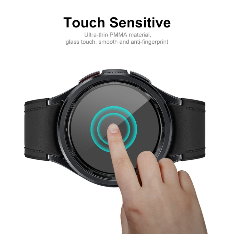 For Samsung Galaxy Watch6 Classic / Ultra 47mm 2pcs ENKAY 3D Full Coverage Soft PC Edge PMMA HD Screen Film