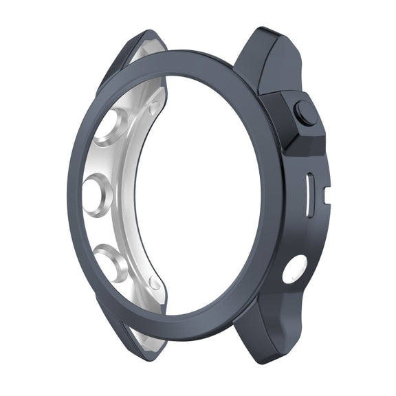 For Garmin Epix Pro 51mm Half Package Electroplated TPU Watch Protective Case(Grey)