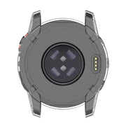 For Garmin Fenix 7S Pro Half-Package TPU Watch Protective Case(Transparent Blue)