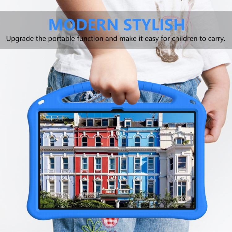 For Samsung Galaxy Tab S9 Ultra EVA Shockproof Tablet Case with Holder(Blue)