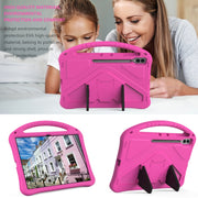 For Samsung Galaxy Tab S9 Ultra EVA Shockproof Tablet Case with Holder(Rose Red)