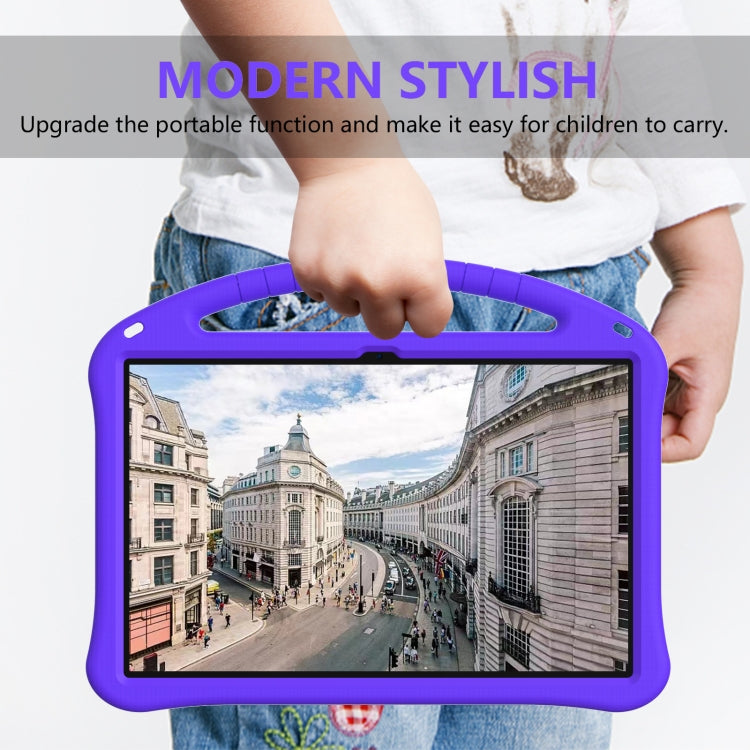 For Samsung Galaxy Tab S9 Ultra EVA Shockproof Tablet Case with Holder(Purple)