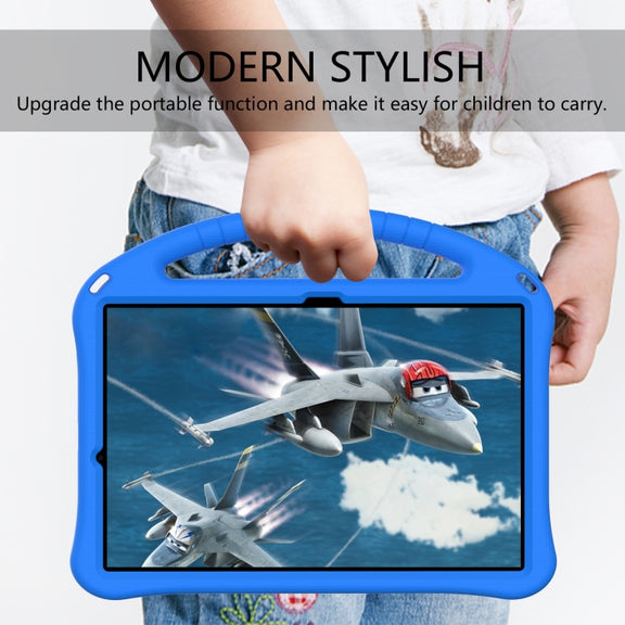 For Samsung Galaxy Tab S10+ 12.4 EVA Shockproof Tablet Case with Holder(Blue)
