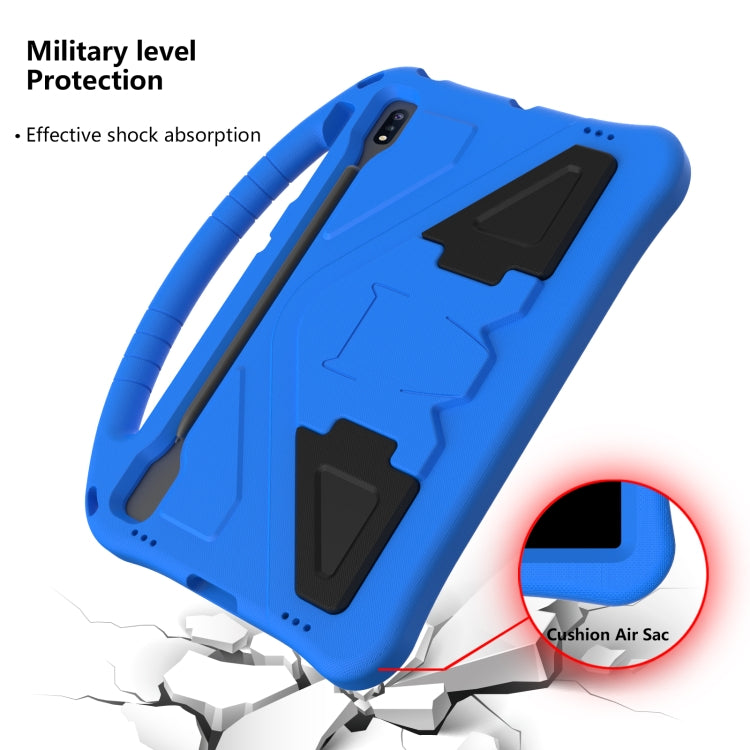 For Samsung Galaxy Tab S10+ 12.4 EVA Shockproof Tablet Case with Holder(Blue)