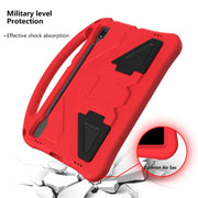 For Samsung Galaxy Tab S10+ 12.4 EVA Shockproof Tablet Case with Holder(Red)