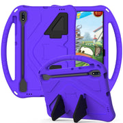 For Samsung Galaxy Tab S10+ 12.4 EVA Shockproof Tablet Case with Holder(Purple)