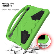 For Samsung Galaxy Tab S10+ 12.4 EVA Shockproof Tablet Case with Holder(Green)