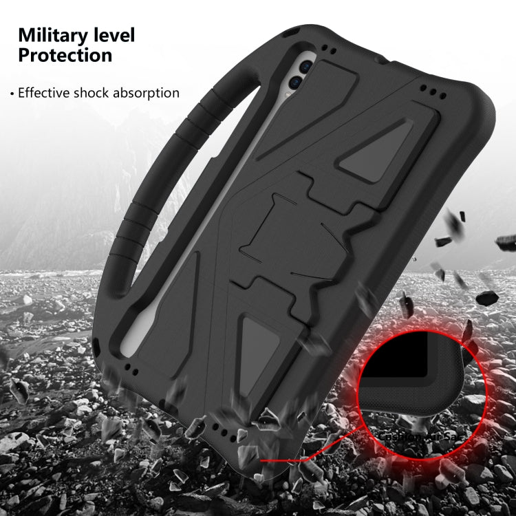 For Samsung Galaxy Tab S10 EVA Shockproof Tablet Case with Holder(Black)