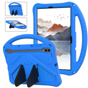 For Samsung Galaxy Tab S10 EVA Shockproof Tablet Case with Holder(Blue)
