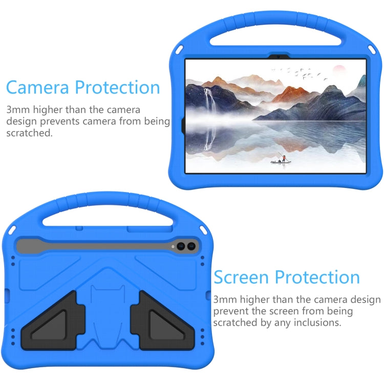 For Samsung Galaxy Tab S10 EVA Shockproof Tablet Case with Holder(Blue)