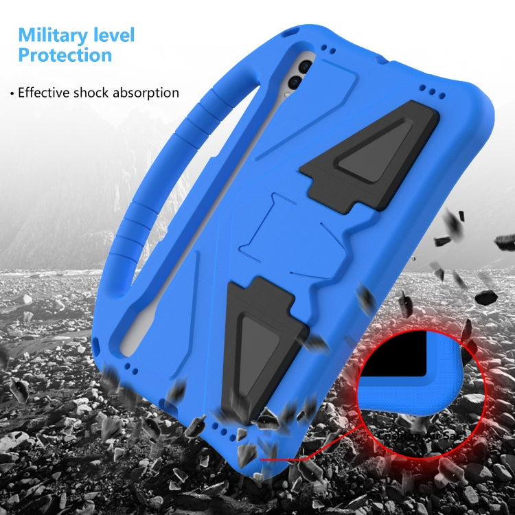 For Samsung Galaxy Tab S10 EVA Shockproof Tablet Case with Holder(Blue)