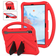 For Samsung Galaxy Tab S10 EVA Shockproof Tablet Case with Holder(Red)