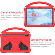 For Samsung Galaxy Tab S10 EVA Shockproof Tablet Case with Holder(Red)