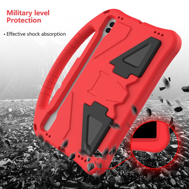 For Samsung Galaxy Tab S10 EVA Shockproof Tablet Case with Holder(Red)