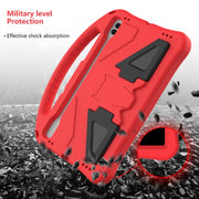 For Samsung Galaxy Tab S10 EVA Shockproof Tablet Case with Holder(Red)