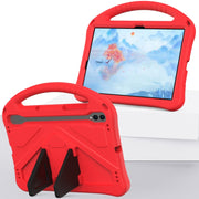 For Samsung Galaxy Tab S10 EVA Shockproof Tablet Case with Holder(Red)