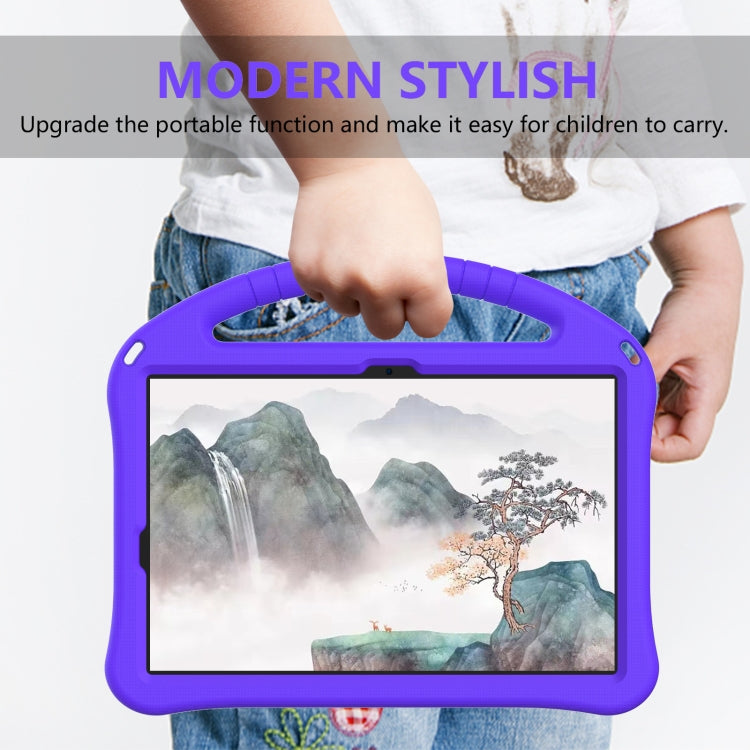 For Samsung Galaxy Tab S10 EVA Shockproof Tablet Case with Holder(Purple)