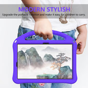 For Samsung Galaxy Tab S10 EVA Shockproof Tablet Case with Holder(Purple)
