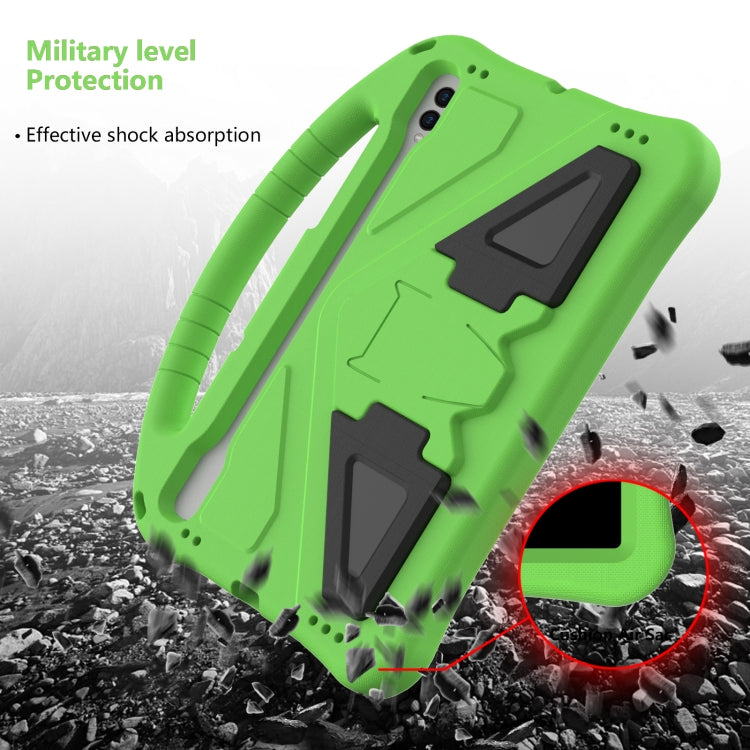 For Samsung Galaxy Tab S10 EVA Shockproof Tablet Case with Holder(Green)