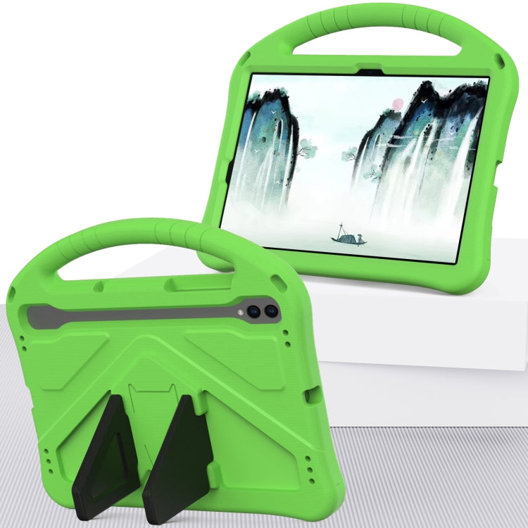 For Samsung Galaxy Tab S10 EVA Shockproof Tablet Case with Holder(Green)