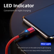 ENKAY 6-in-1 PD60W USB-A / Type-C to Type-C / 8 Pin / Micro USB Magnetic Fast Charging Cable, Cable Length:1m(Purple)