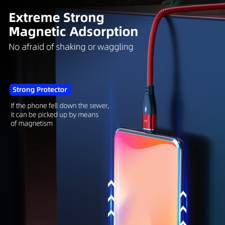 ENKAY 6-in-1 PD100W USB-A / Type-C to Type-C / 8 Pin / Micro USB Magnetic Fast Charging Cable, Cable Length:2m(Purple)