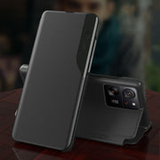 For Xiaomi Redmi 13C Attraction Flip Holder Leather Phone Case(Black)