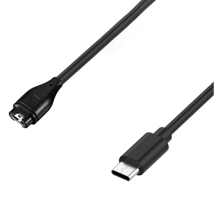 For Garmin Enduro 2 Type-C Port Watch Charger With Data Transmission(Black)