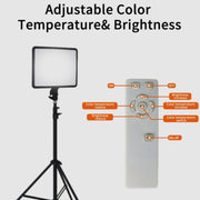 Jmary FM-17RS Video Conferencing Panel Studio Soft Light Photography LED Video Light